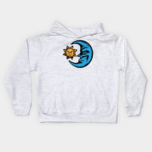 Vintage Sun and Moon T-Shirt | Embrace the Sun Kids Hoodie by TeesByJay